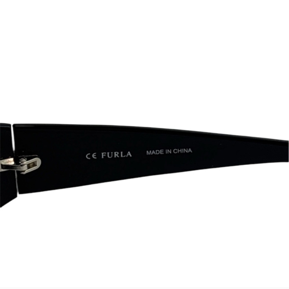 Furla Glossy Black Sunglasses with Case (EUC) - Picture 10 of 15